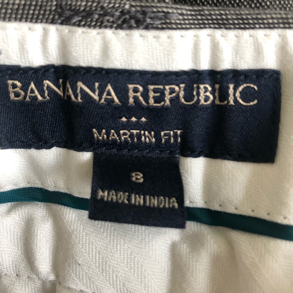 Banana Republic Women's Light Taupe Straight-Leg Trousers - Picture 5 of 10